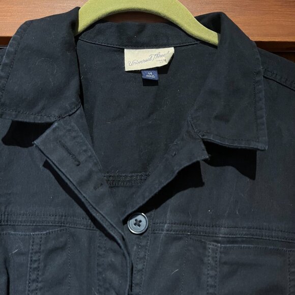 Universal Thread / Target long sleeve jumpsuit, size 14, black - Picture 3 of 5